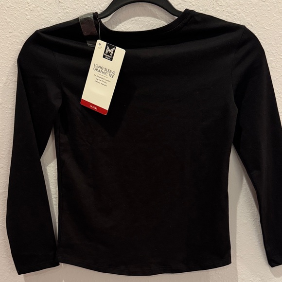 Members Only Black Shirt with Gold Sequin Bow - Picture 4 of 4